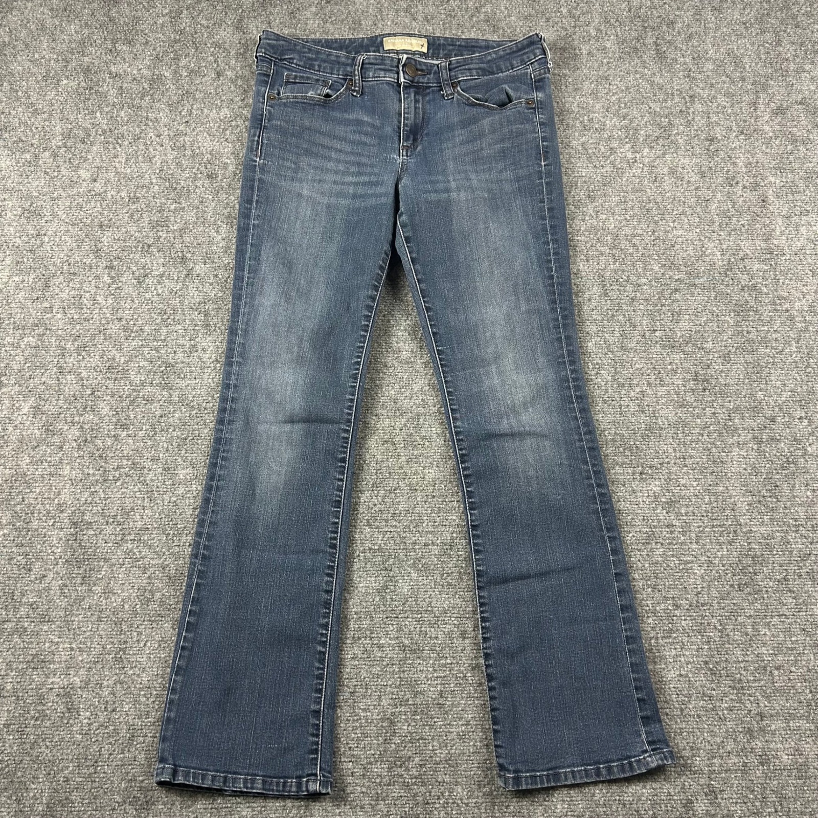 Banana Republic Slim Bootcut Jeans Womens 28/6s Blue Medium Wash Denim Stretch